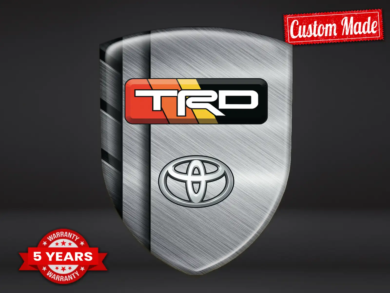 Toyota Auto Badge Performance Max Stylish Pro Durable